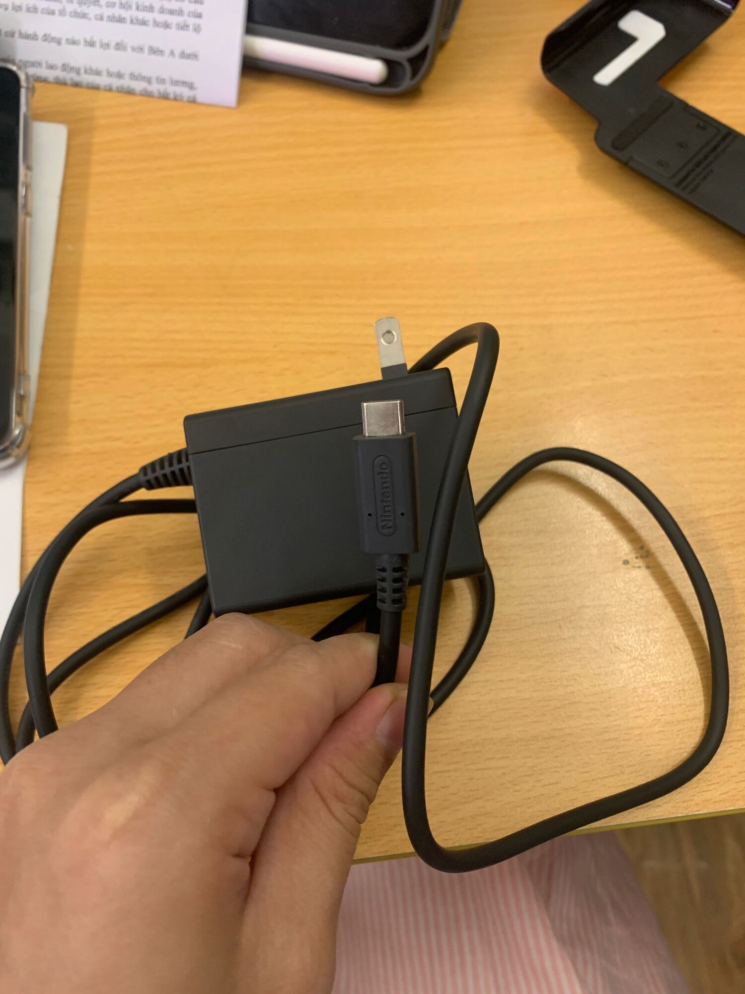 Sạc Nintendo switch zin bóc từ máy