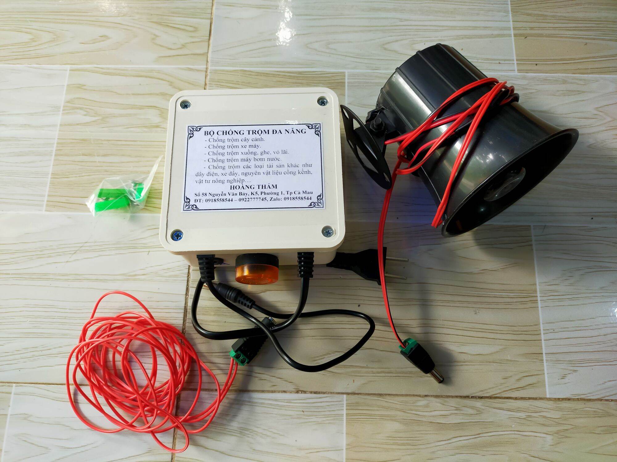 Bộ chống trộm xuồng ghe, chống trộm xuồng ghe