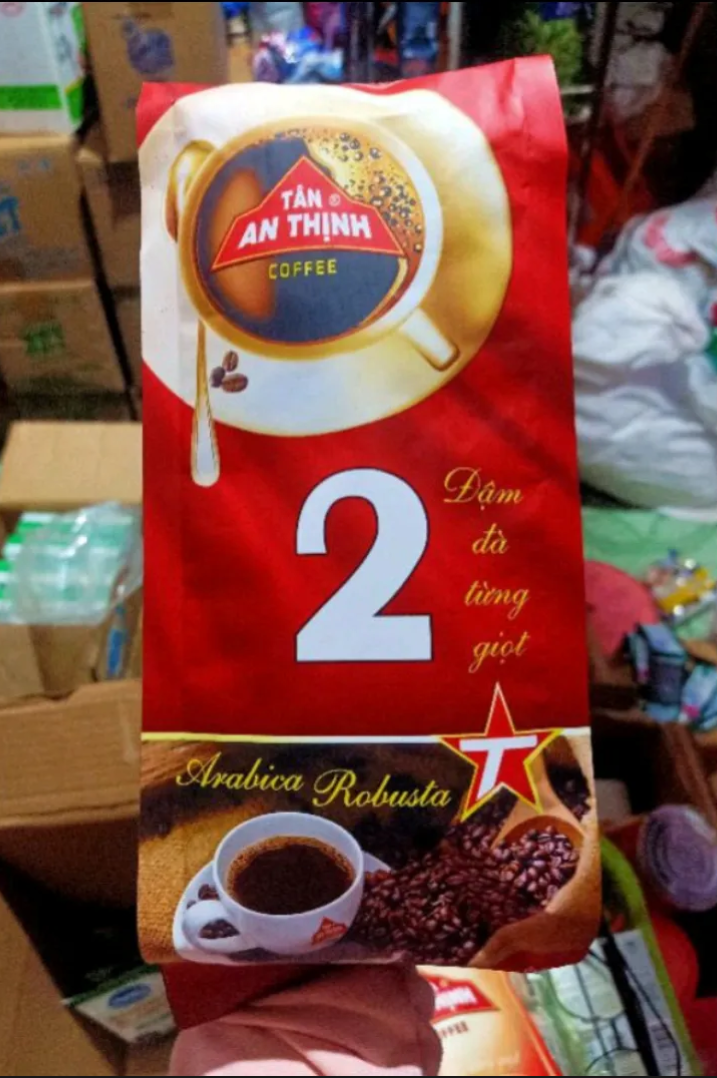 Cà phê tân an thịnh số 2 đỏ -500g