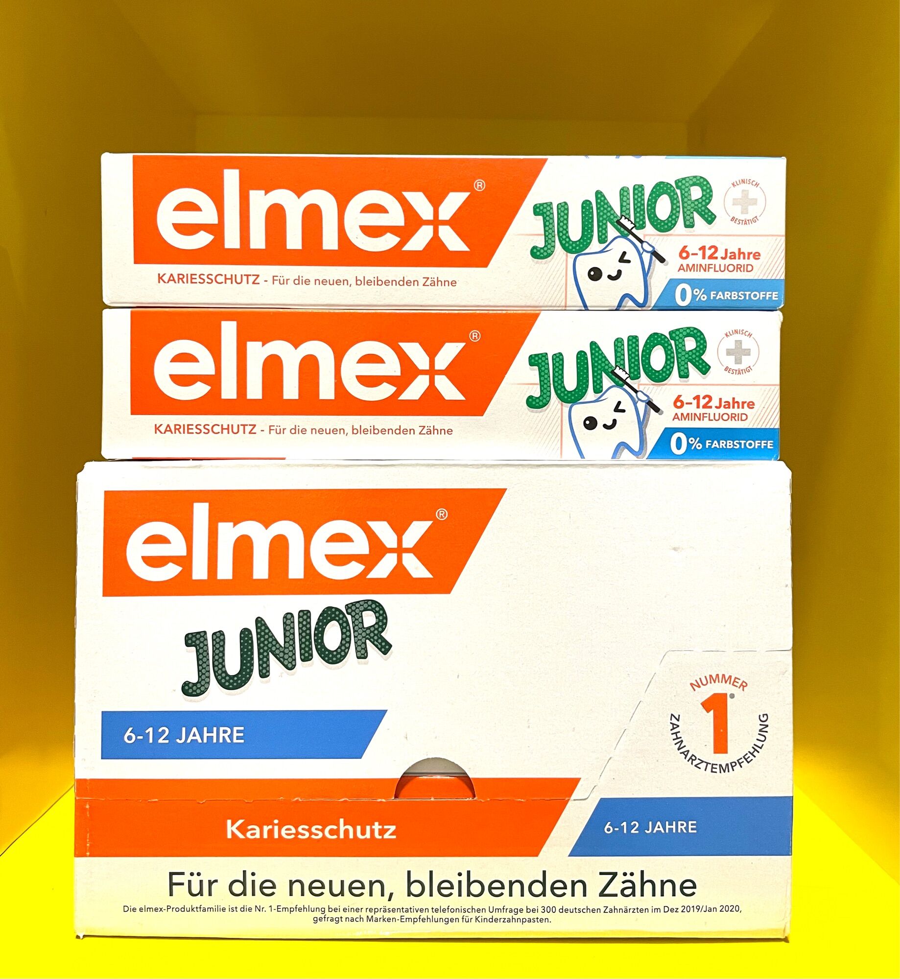 [Bill Đức] Kem đánh răng Elmex Junior cho bé từ 6 đến 12 tuổi 75ml