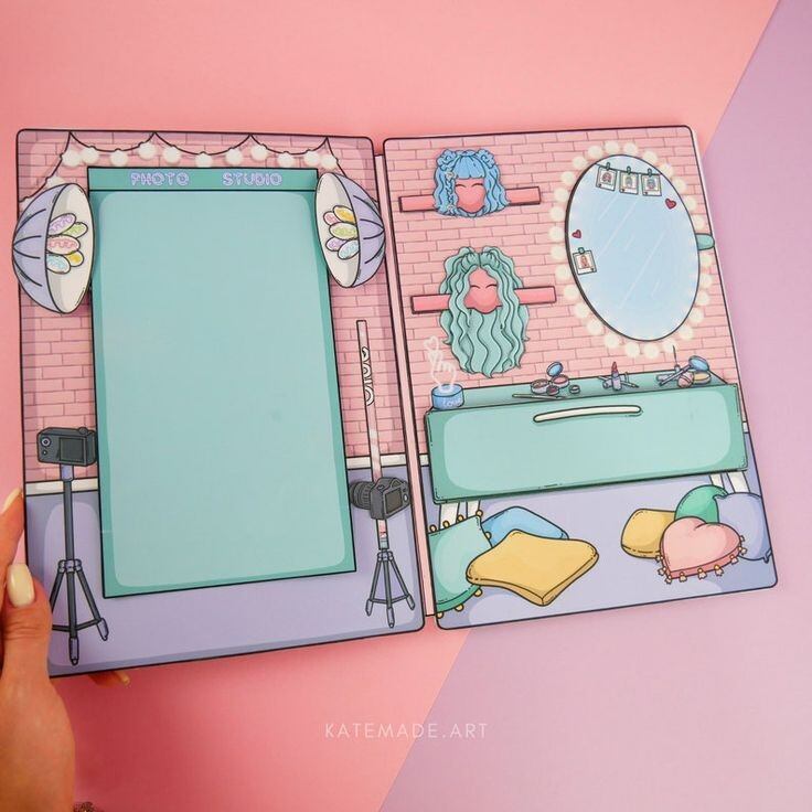 NHÀ CHO BÚP BÊ GIẤY 4 ( NHÀ CỦA BLOGGER THỎ JESSICA)