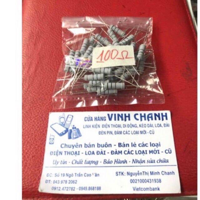 100 con trở 2w 100 ohm
