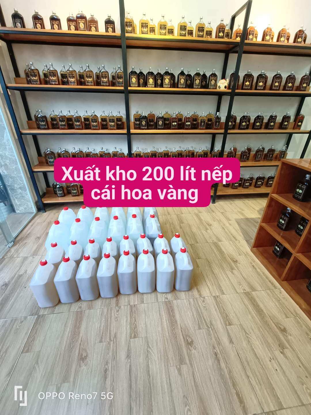 Combo 3 lít nếp cái hoa vàng ngâm