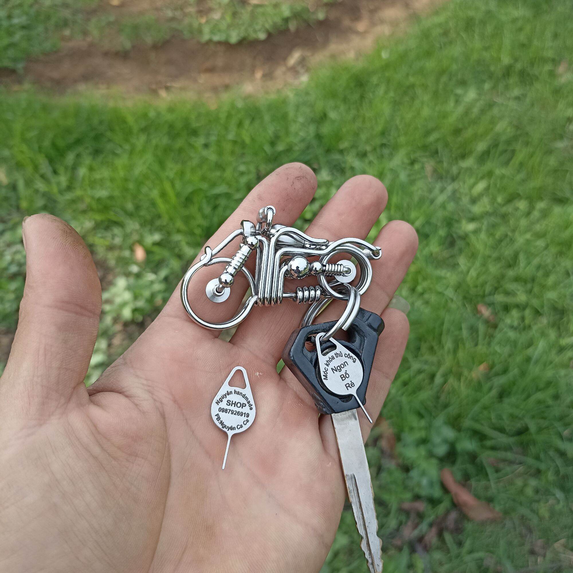 móc khoá xe moto harley