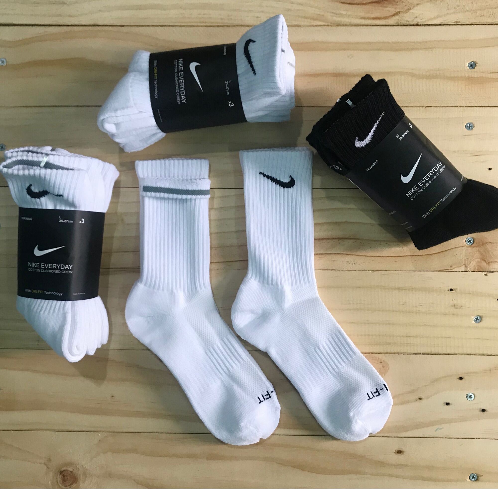 HÀNG CHUẨN XỊN Tất vớ thể thao Nike Dri fit cổ cao hàng xuất xịn êm chân