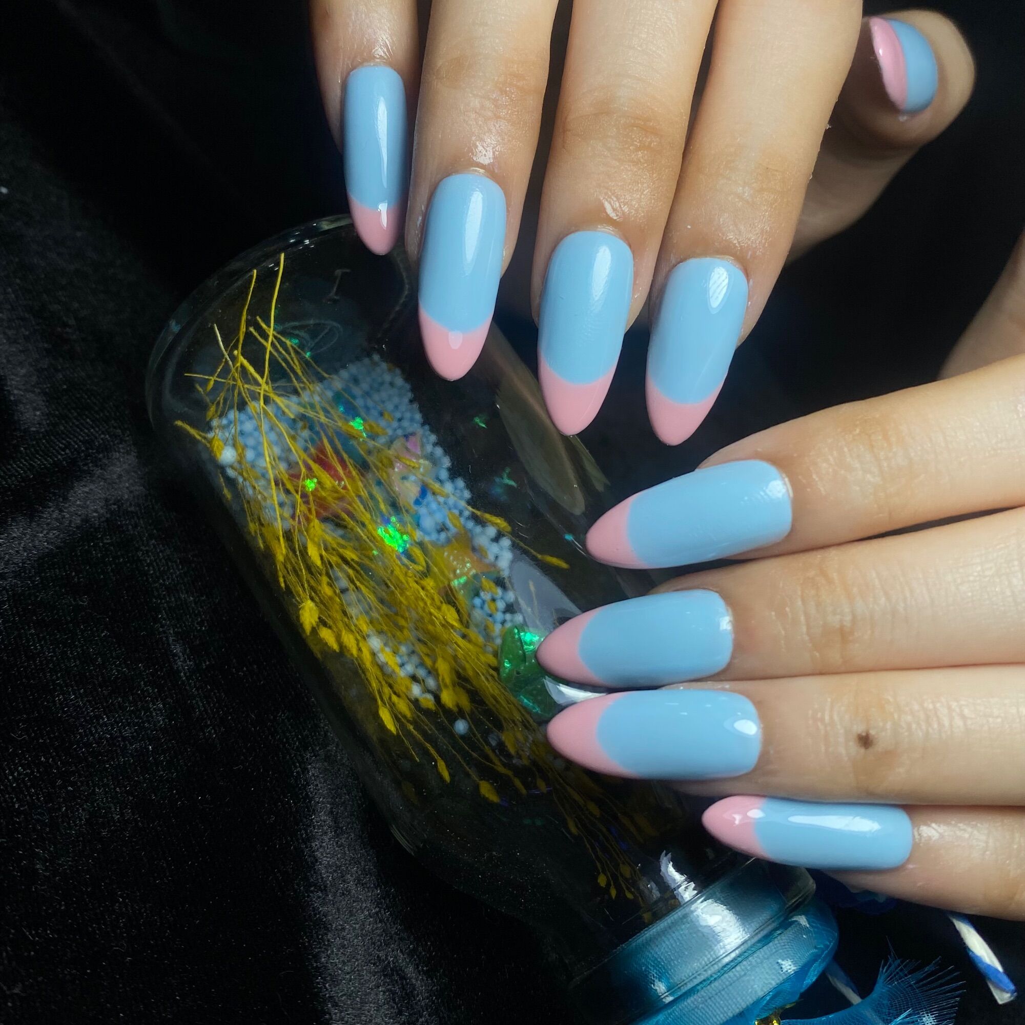 Cọ fench móng 2 đầu kolinsky lông chồn thật