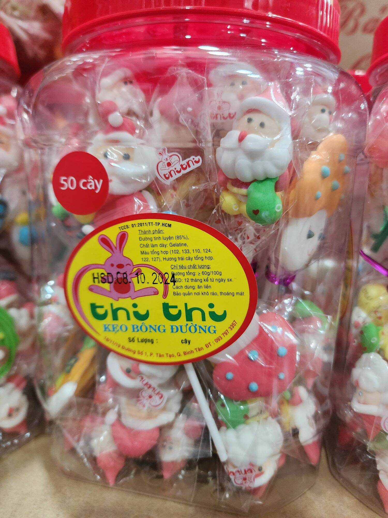Kẹo Bông Đường Lễ Hội Thy Thy, Giáng Sinh, Noel, Christmas