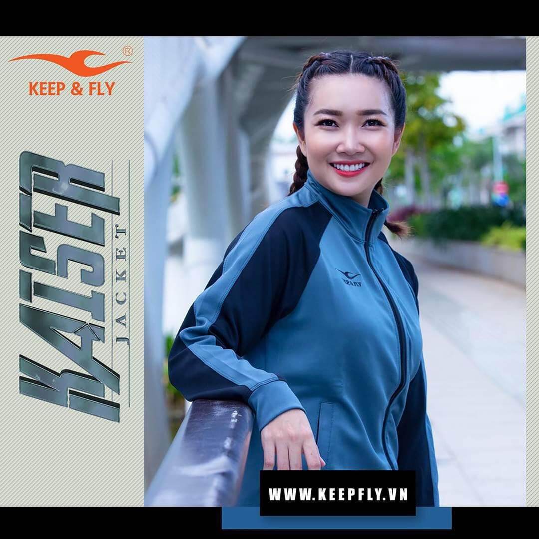 [CHÍNH HÃNG] ÁO KHOÁC THỂ THAO NAM NỮ KAISER KEEP&FLY CHẤT THUN CO DÃN