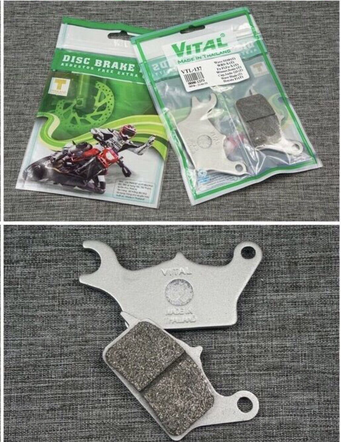 Bố thắng đĩa trước honda winner v1/winner x/sonic 150/wave s110/fu x/fu 125/fu neo/rsx x.c/rsx fi/wave blade vital thailand
