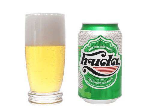 Độ cồn 4.7% - thùng 24 lon bia huda .bia trúng thưởng