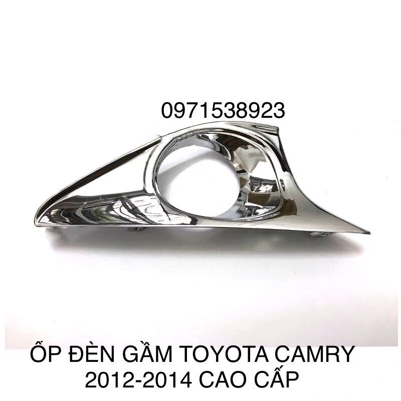 ỐP ĐÈN GẦM TOYOTA CAMRY 2012-2014 MẠ CROM CAO CẤP