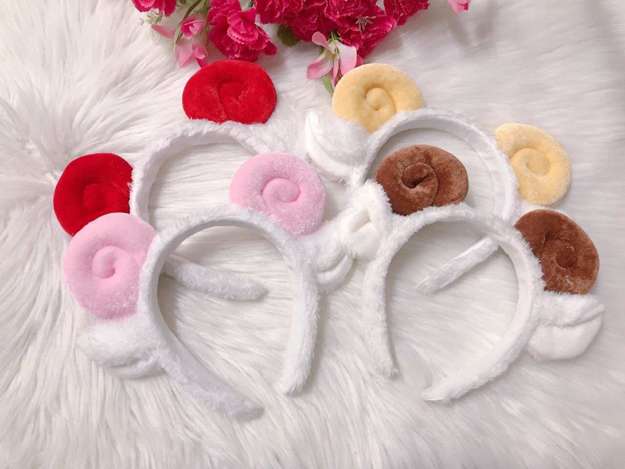 Cài tai thỏ hình cái sừng đáng yêu