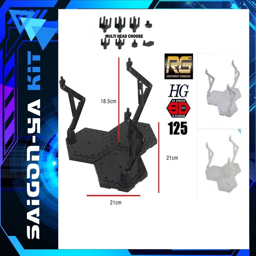 Đế action base tamasii vt-125 để trưng gundam dành cho mg,rg, hg, sd.