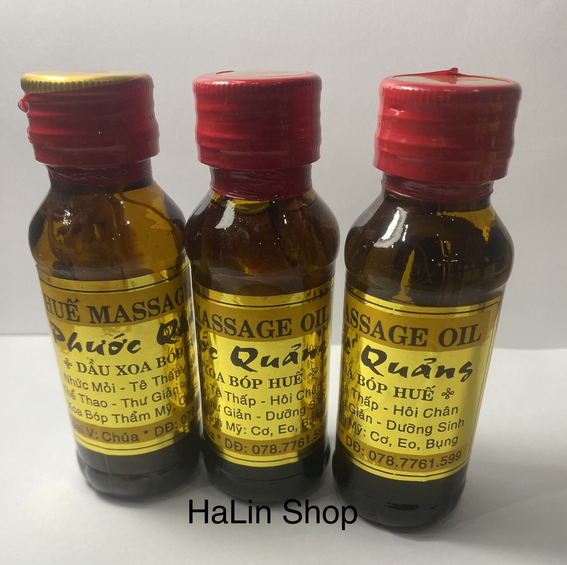 Dầu xoa bóp Phước Quảng, Dầu massage chính gốc Huế 60ml