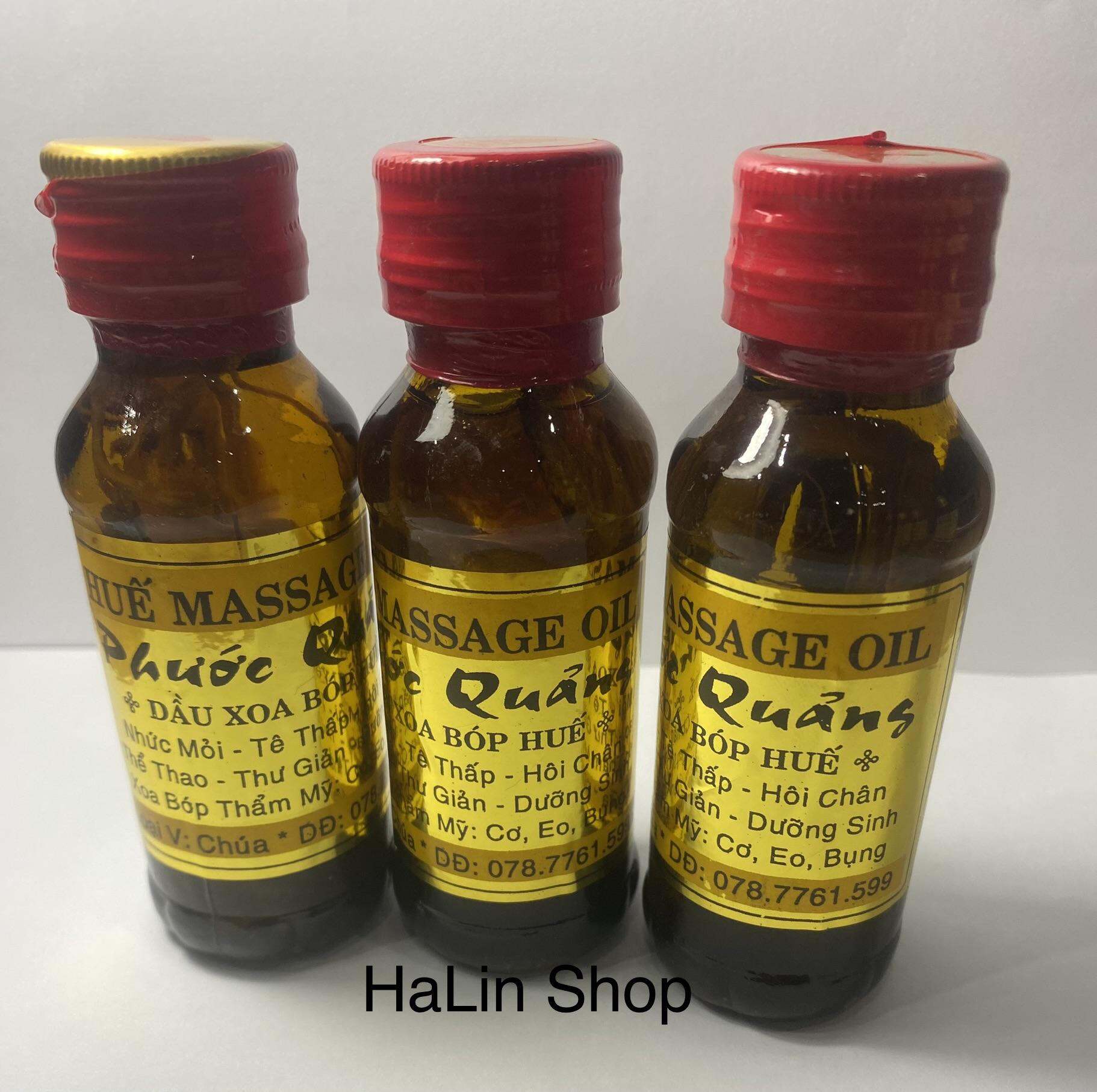 Dầu xoa bóp Phước Quảng, Dầu massage chính gốc Huế 60ml