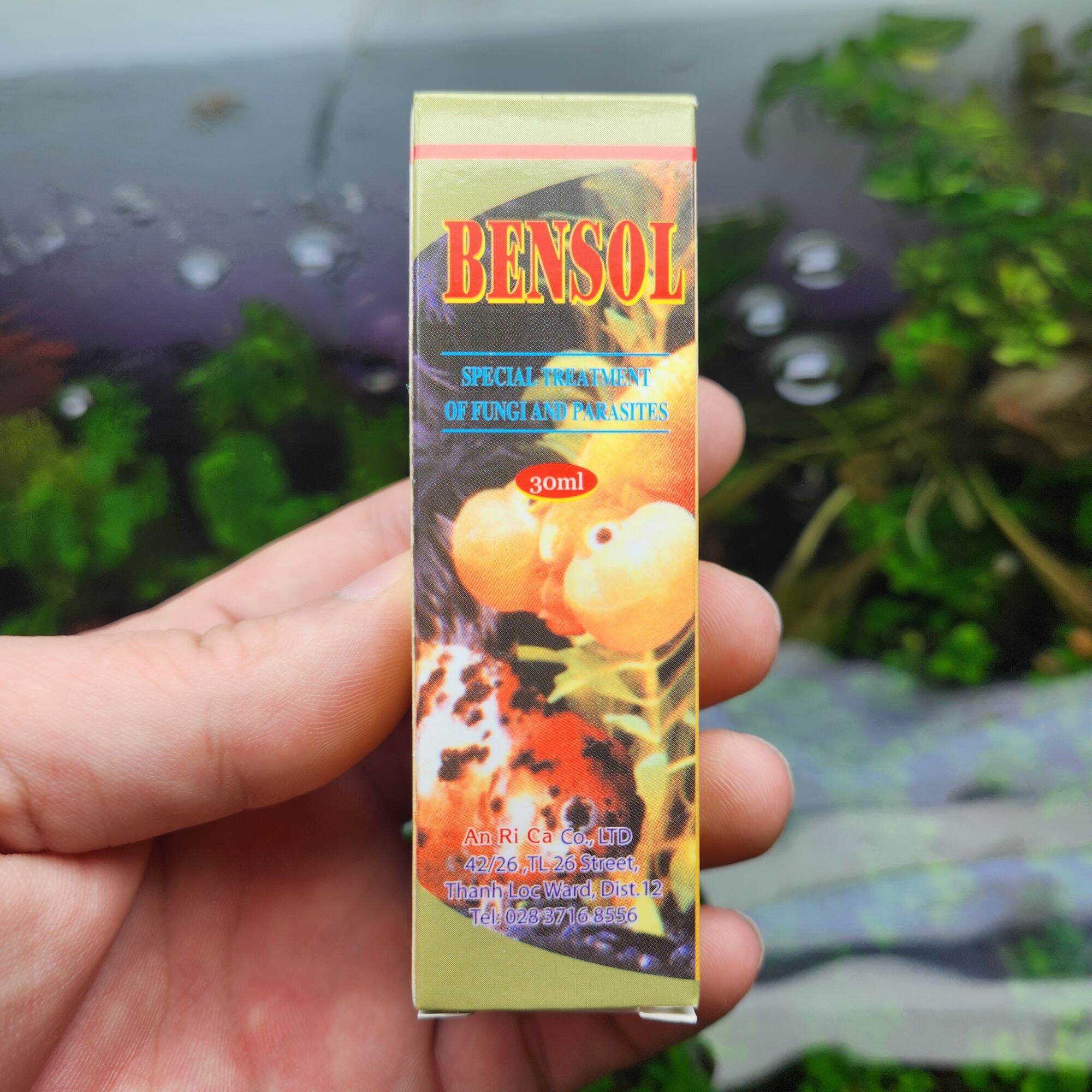 Bensol trị nấm và ký sinh trùng cho cá cảnh (chai 30ml)