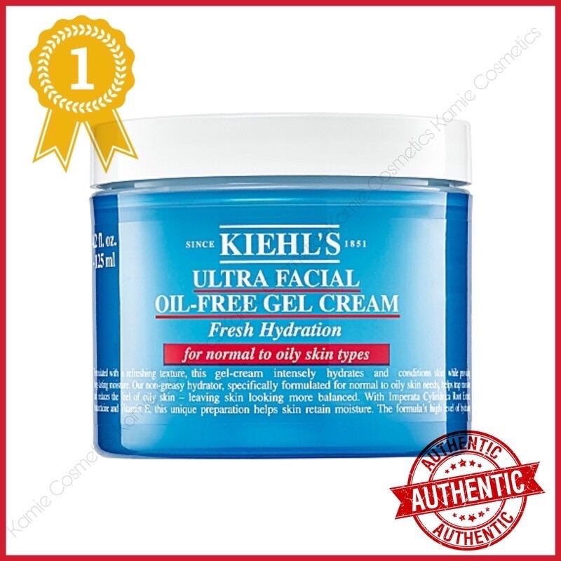 [Bill Us] Kiehls Ultra Facial Oil - Free Gel Cream