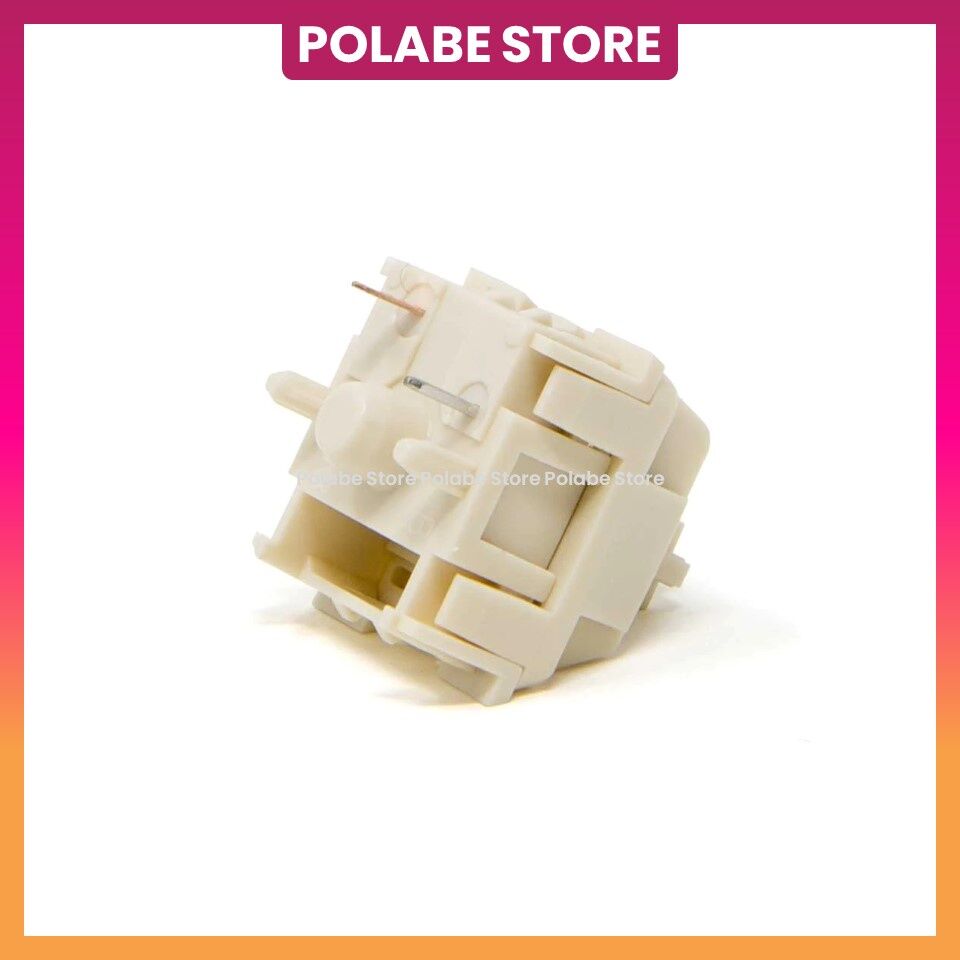 Novelkeys x KAILH CREAM MX linear switch công tắc bàn phím cơ Novelkeys cream NK Cream switch - Polabe Store