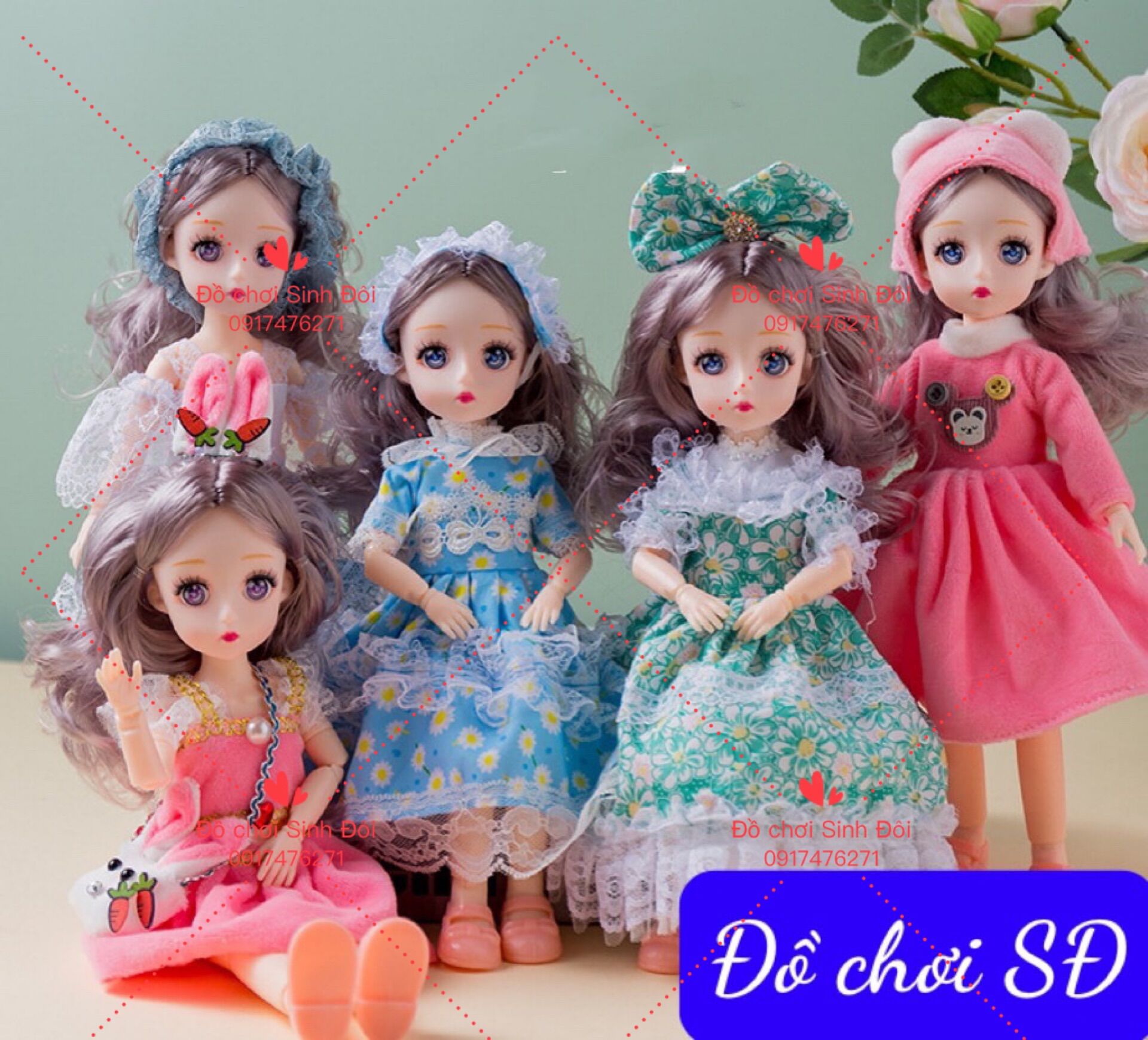 Búp bê 30cm - 1 con ngẫu nhiên