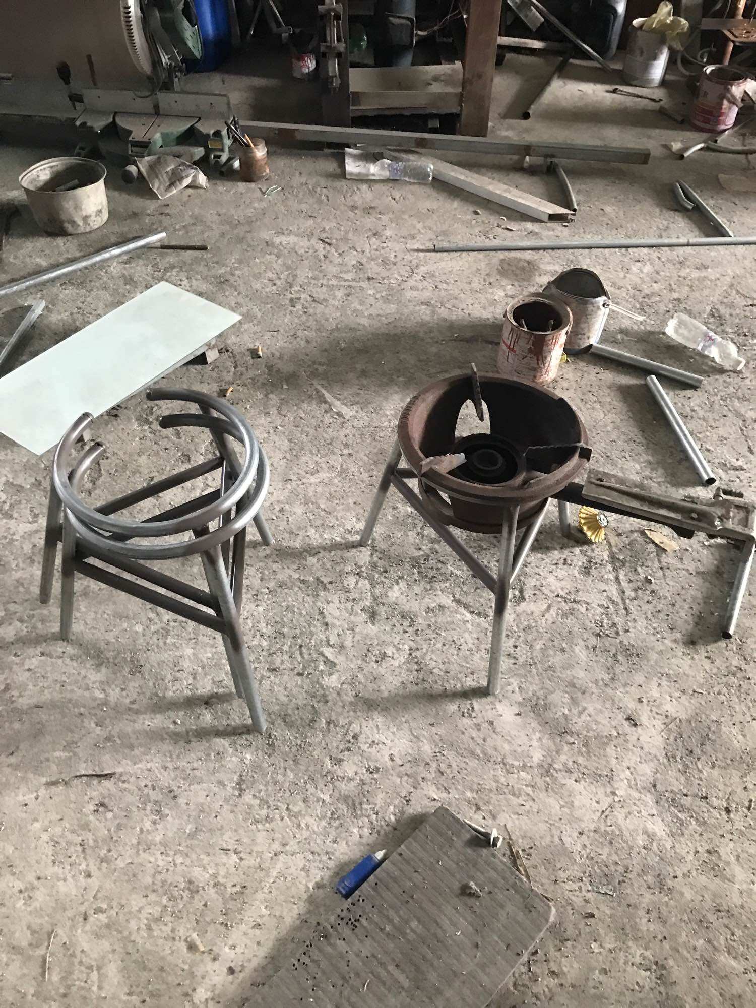 Giá để bếp ga công nghiệp cao 40cm