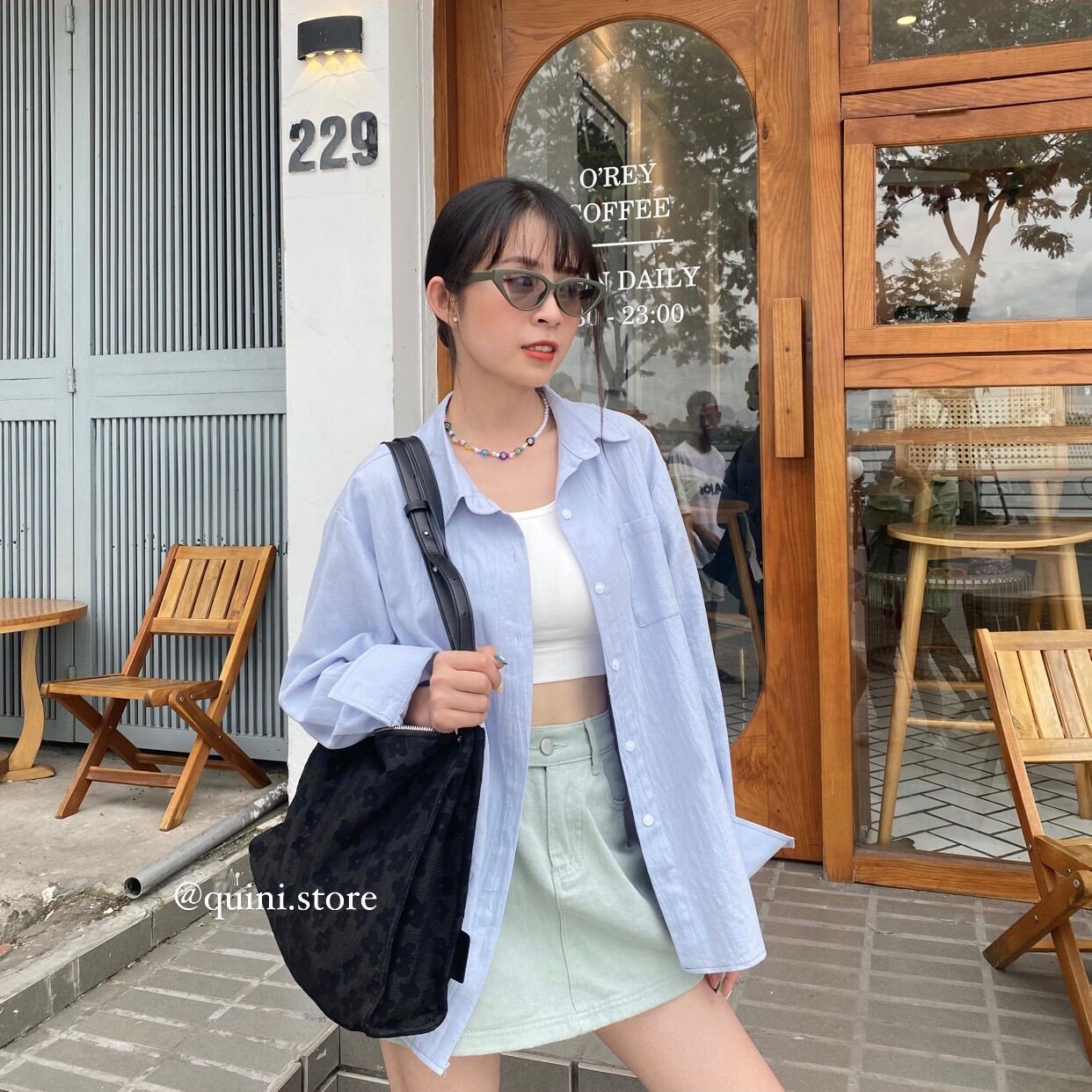 quini.made - Áo Sơ Mi Form Rộng - Linen Basic Shirt