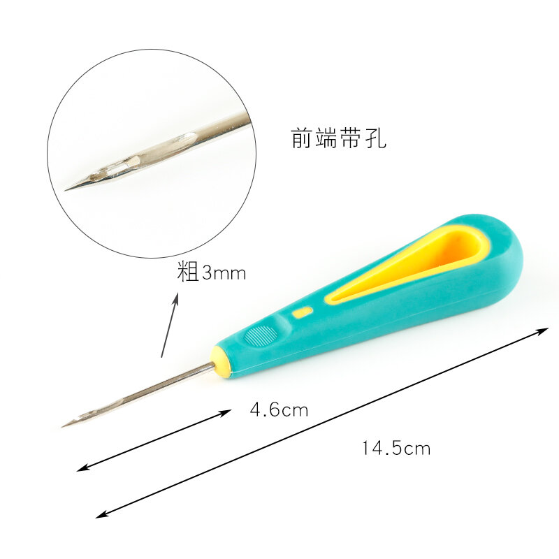 Giày trên có móc có lỗ silicone mũi cao su đục lỗ sửa giày thủ công đục lỗ đế giày mũi kim làm giày công cụ móc