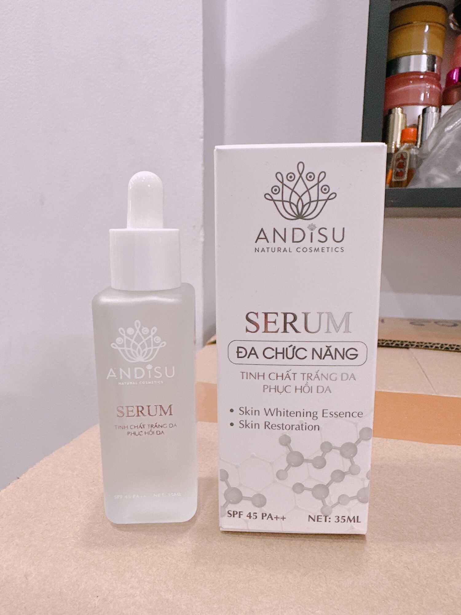 Serum trắng da - phục hồi da Andisu chai 35ml
