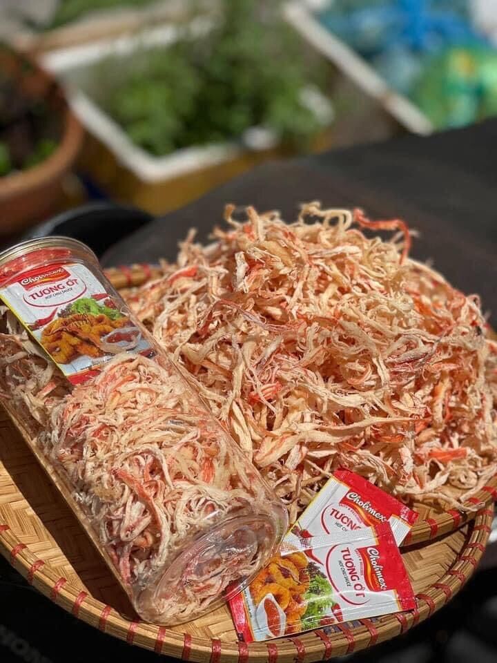 🦑🦑mực xé sợi hấp nước dừa🦑🦑🦑