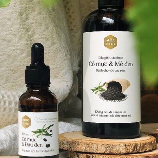 Bộ đôi dầu gội cỏ mực mè đen & tinh chất cỏ mực cam kết sản phẩm đúng mô tả chất lượng đảm bảo