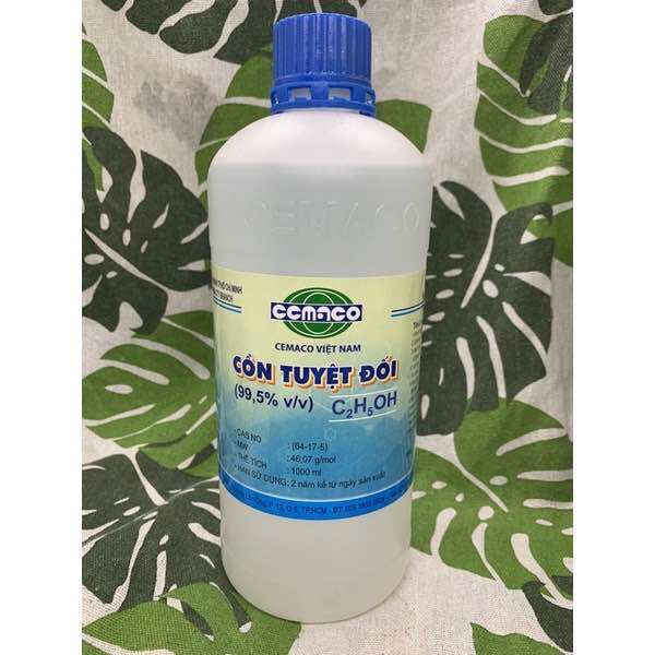 Cồn y tế tuyệt đối 99,5% - Cồn Ethanol nguyên chất 1000ml