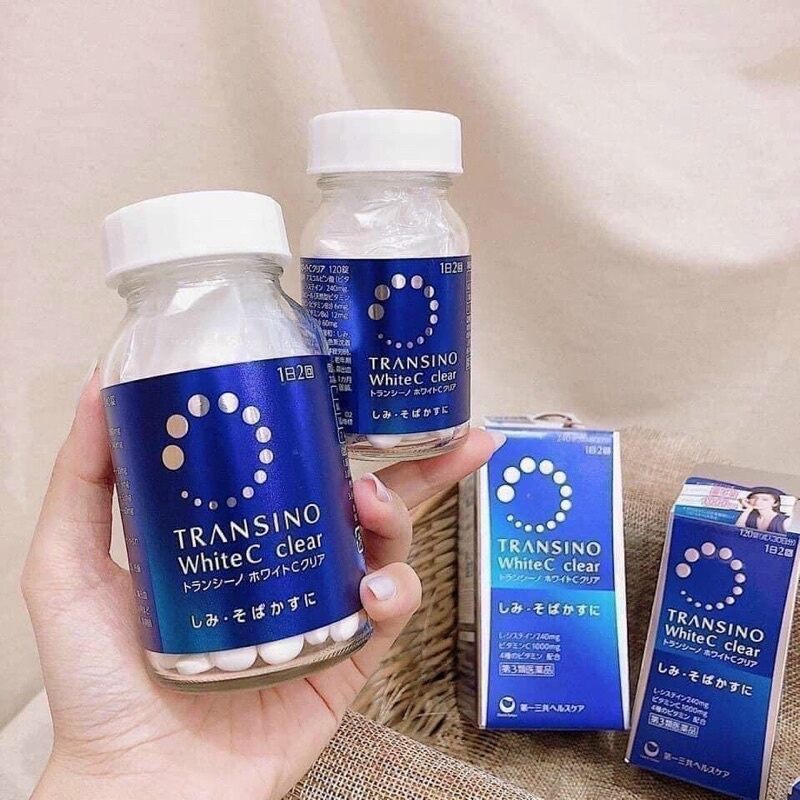 Viên uống trắng da Transino 120 viên