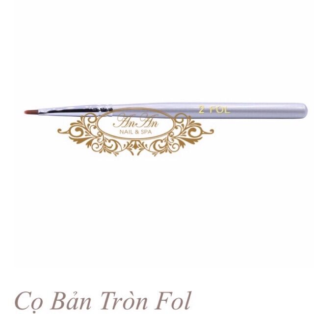 Cọ Vẽ Hoa Cúc, Cọ Bản Tròn Fol số 2