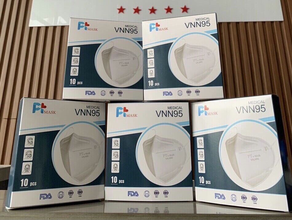Khẩu trang n95 4 lớp pt chính hãng pt