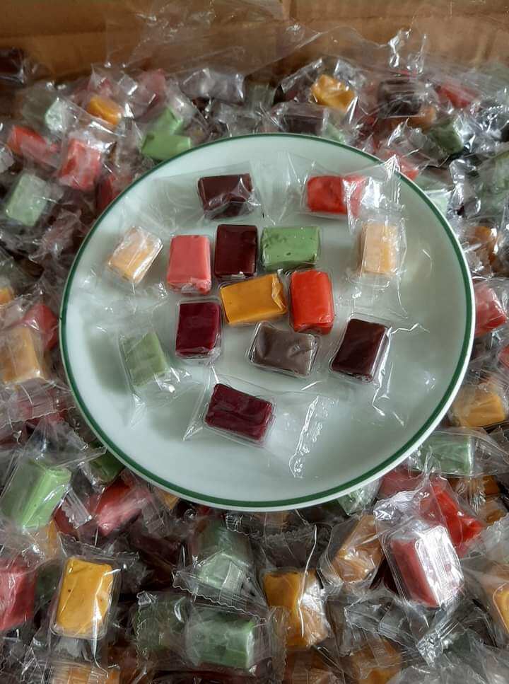 100g kẹo dừa sáp 7 màu