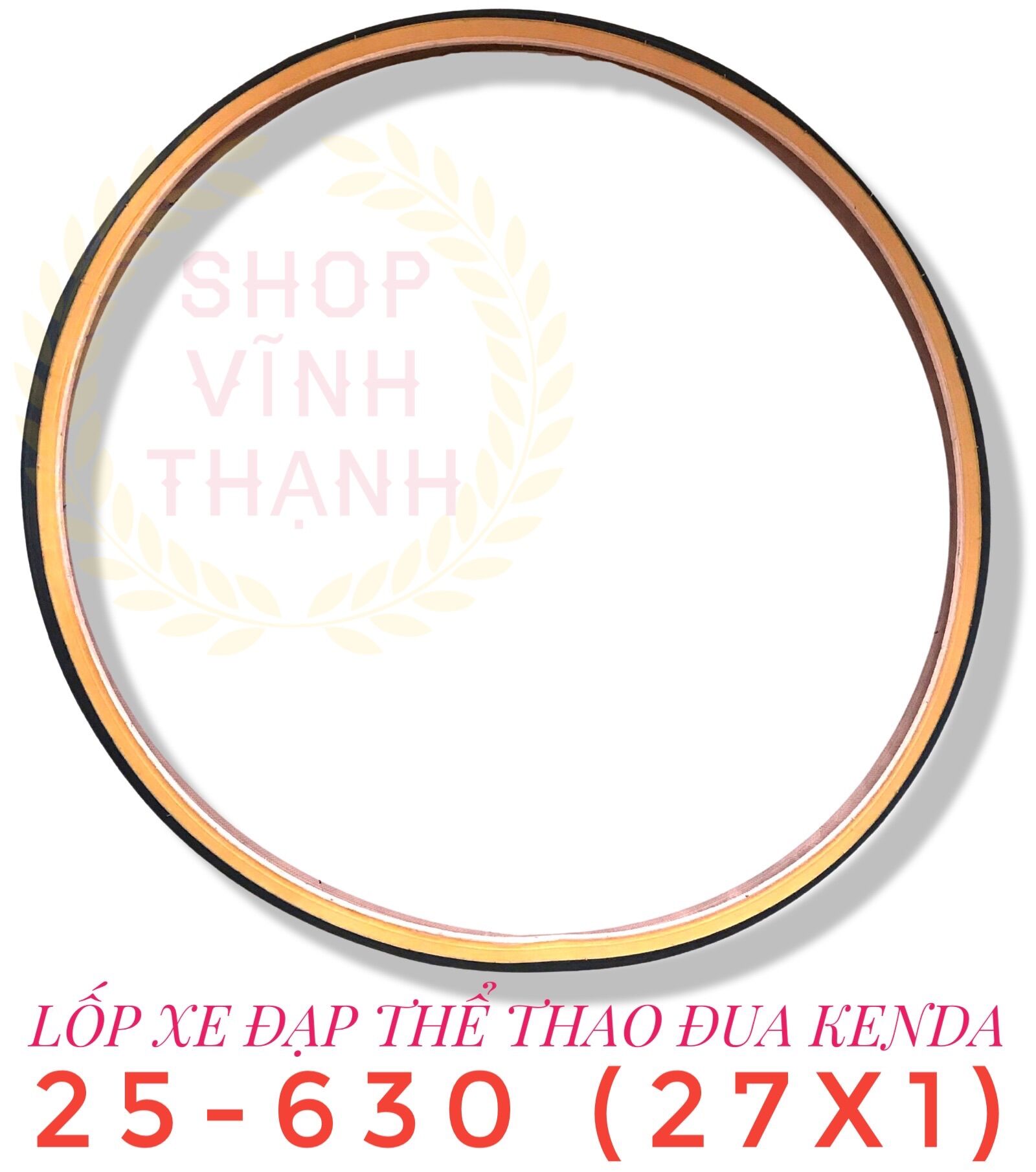 Lốp vỏ xe đạp thể thao đua Kenda 25-630 (27X1), phù hợp cho xe đạp thể thao, xe đạp đua, sản xuất tại Đài Loan