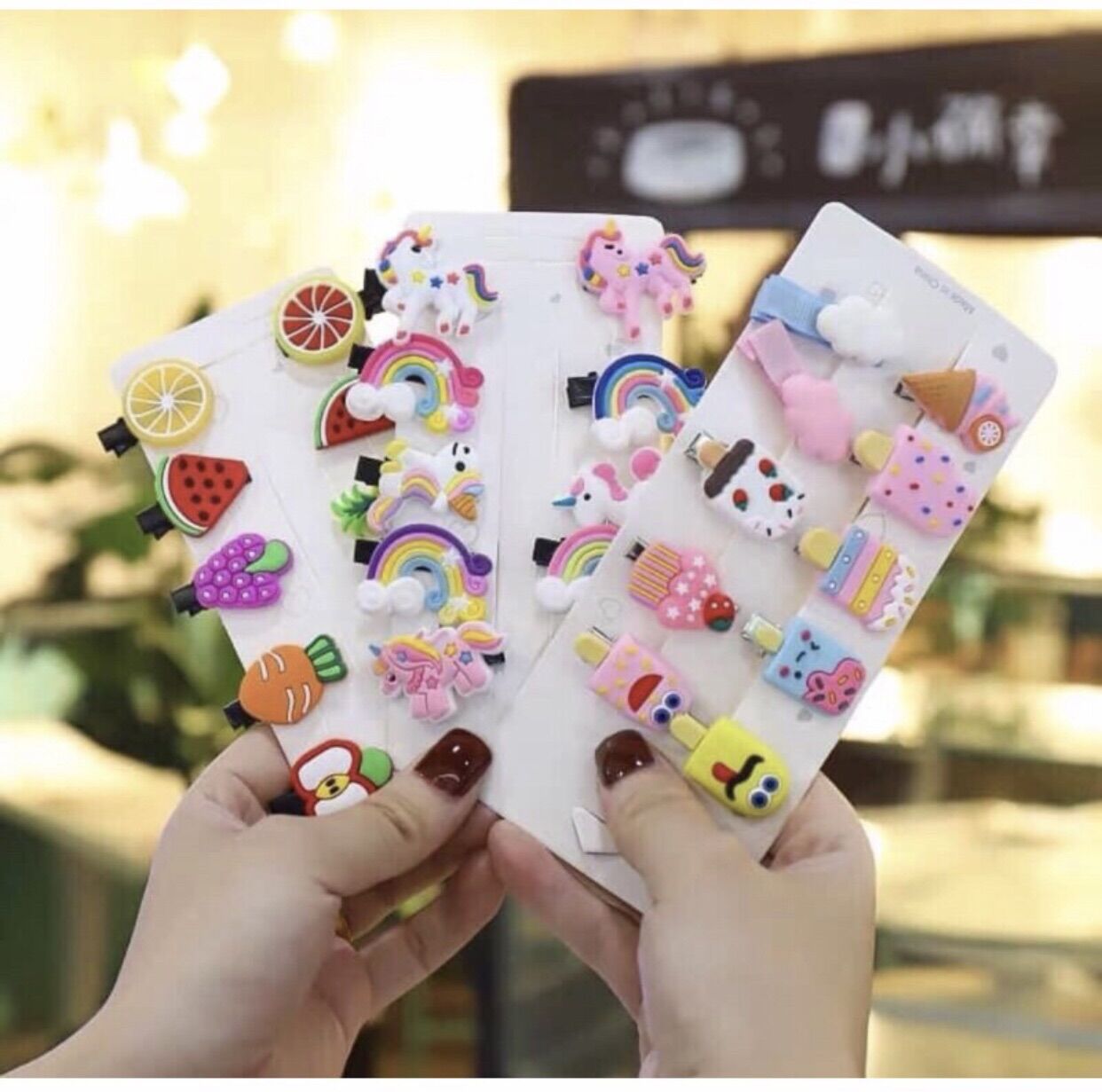 Sét 10 kẹp tóc siêu xinh mã 02