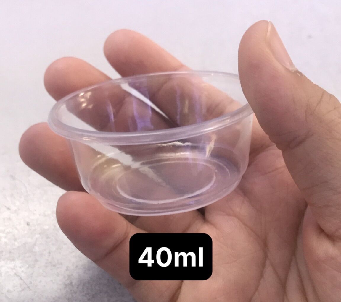 [Q11] 50 LY NHỰA MINI, CÓ BÁN 50 NẮP LY RIÊNG (Dung tích 2 Cỡ : 40ml,60ml-70ml)
