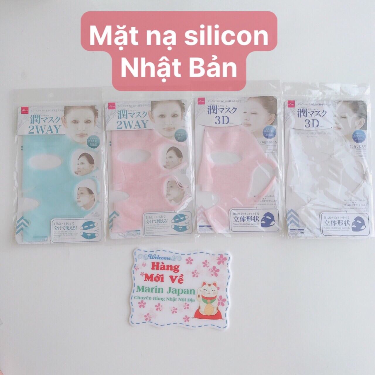 (Chuẩn Hàng )Mặt nạ silicon nội địa Nhật 3D Daiso
