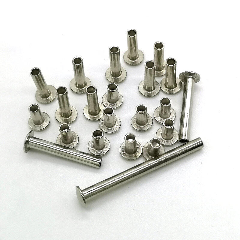 Đinh tán sắt rỗng ruột đầu phẳng to 4mm 5mm đinh tán cạnh lật đinh tán rỗng giữa đinh tán rỗng đinh tán ép tán rỗng