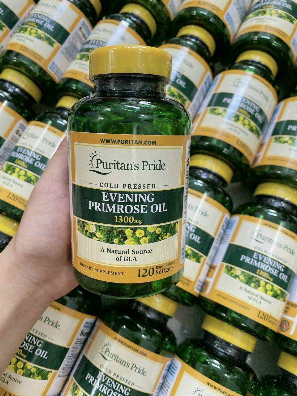 TINH DẦU HOA ANH THẢO PURITAN - EVENING PRIMROSE (120 viên)