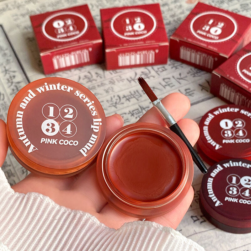 Pinkcoco Yoyo Jelly Filling Lip Mud Họa Tiết Nhung Màu Môi Dưỡng Ẩm Mịn Lâu Dài Cho Học Sinh Và Bầu Không Khí Tiệc Tùng