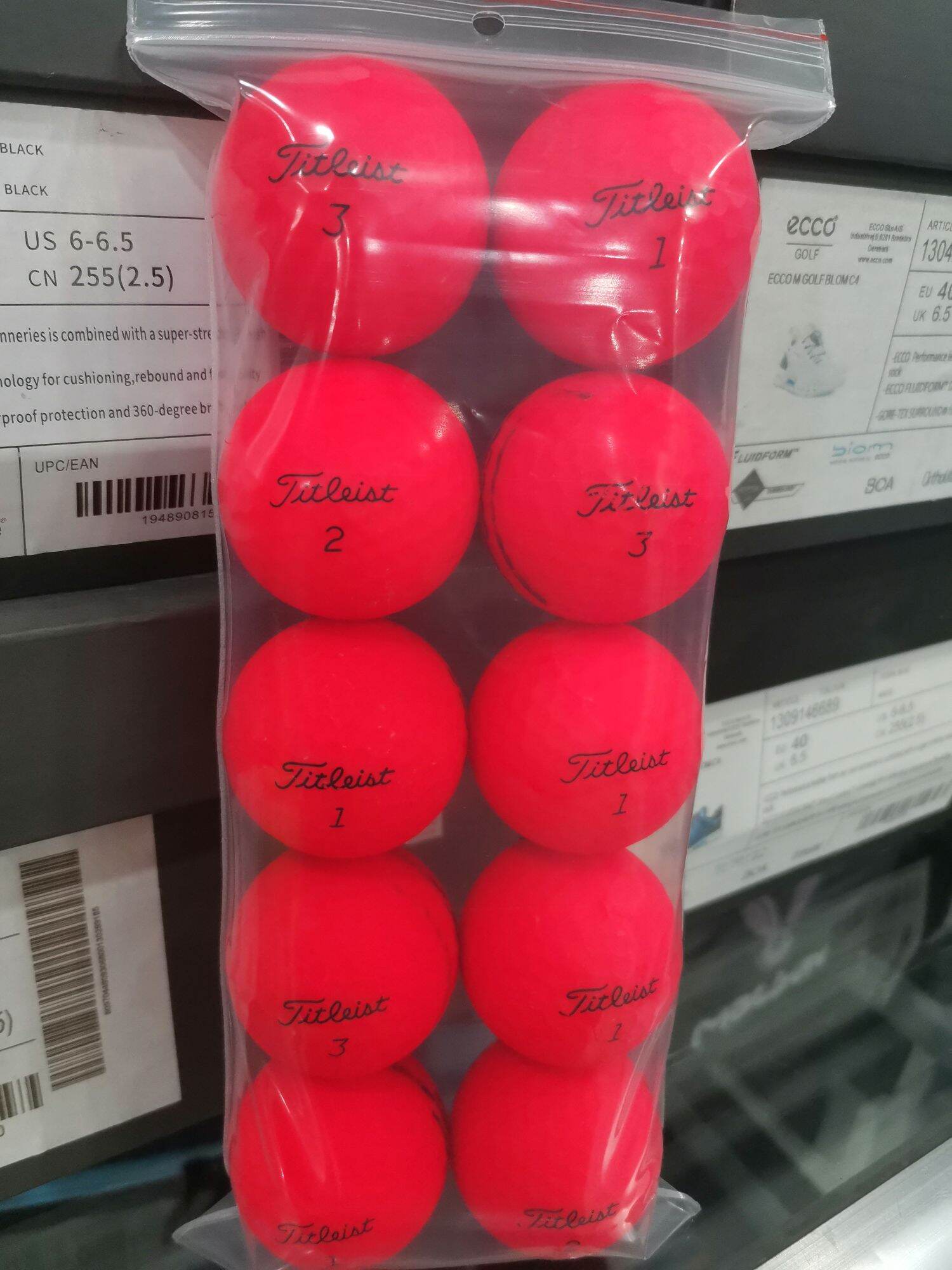 Bóng Golf Titleist Màu 10 Bóng Mới 98%