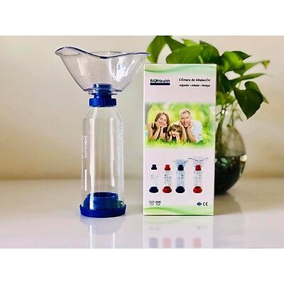 ✅ Buồng Đệm xông khí dung Biohealth của Úc, Buồng Hít Hen Suyễn (Babyhaler)- Biohealth (Úc) Buồng đệm Dụng cụ xịt hen suyễn Babyhaler
