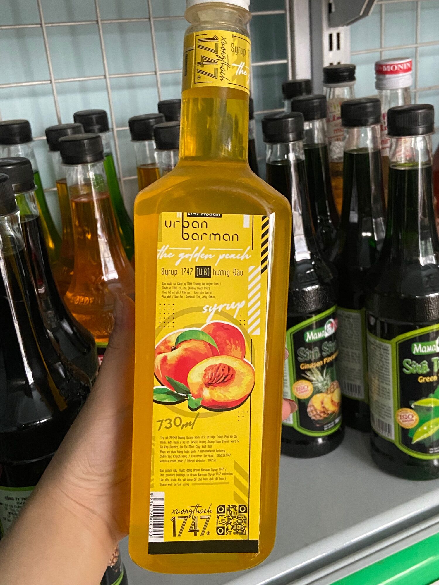 Syrup 1747 URBAN - ĐỦ MÙI - 730ml