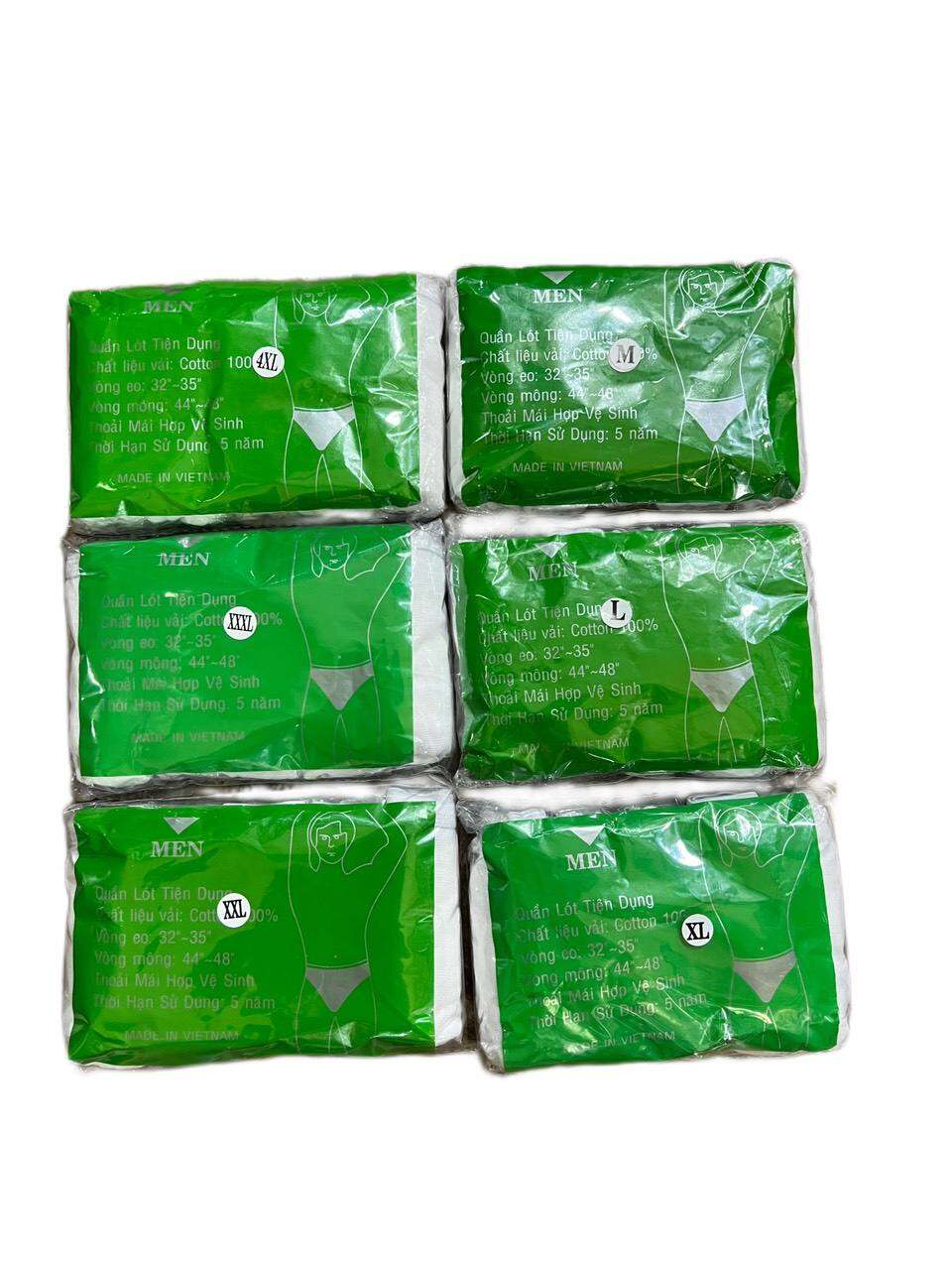 Quần lót giấy nam, quần lót cotton mặc 1 lần