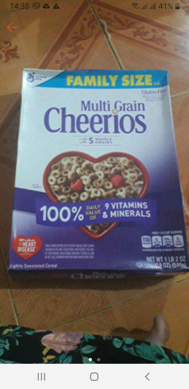 Bánh ngũ cốc Multi Grain Cheerios 510g Mỹ