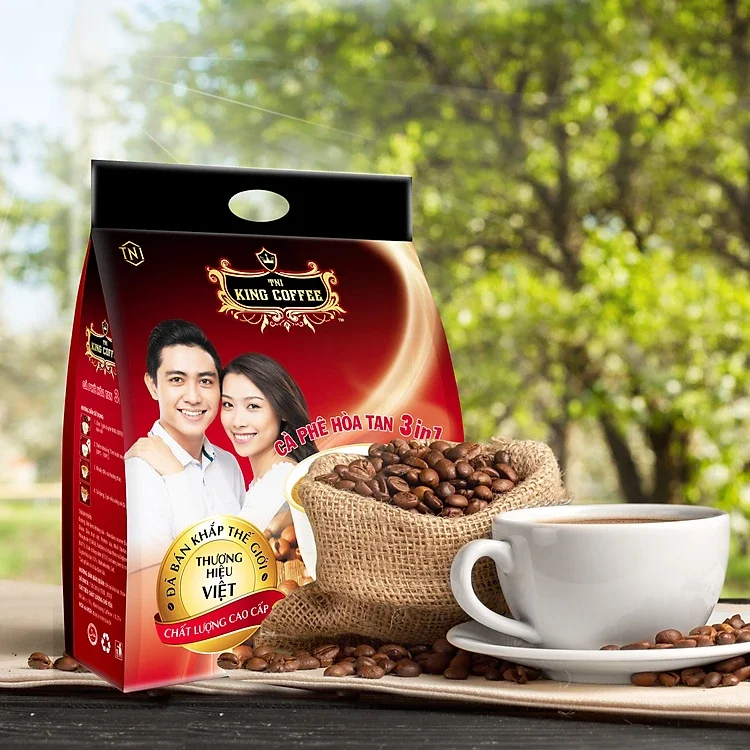 Cà phê hòa tan King-3in1 bịch 45 gói x16g