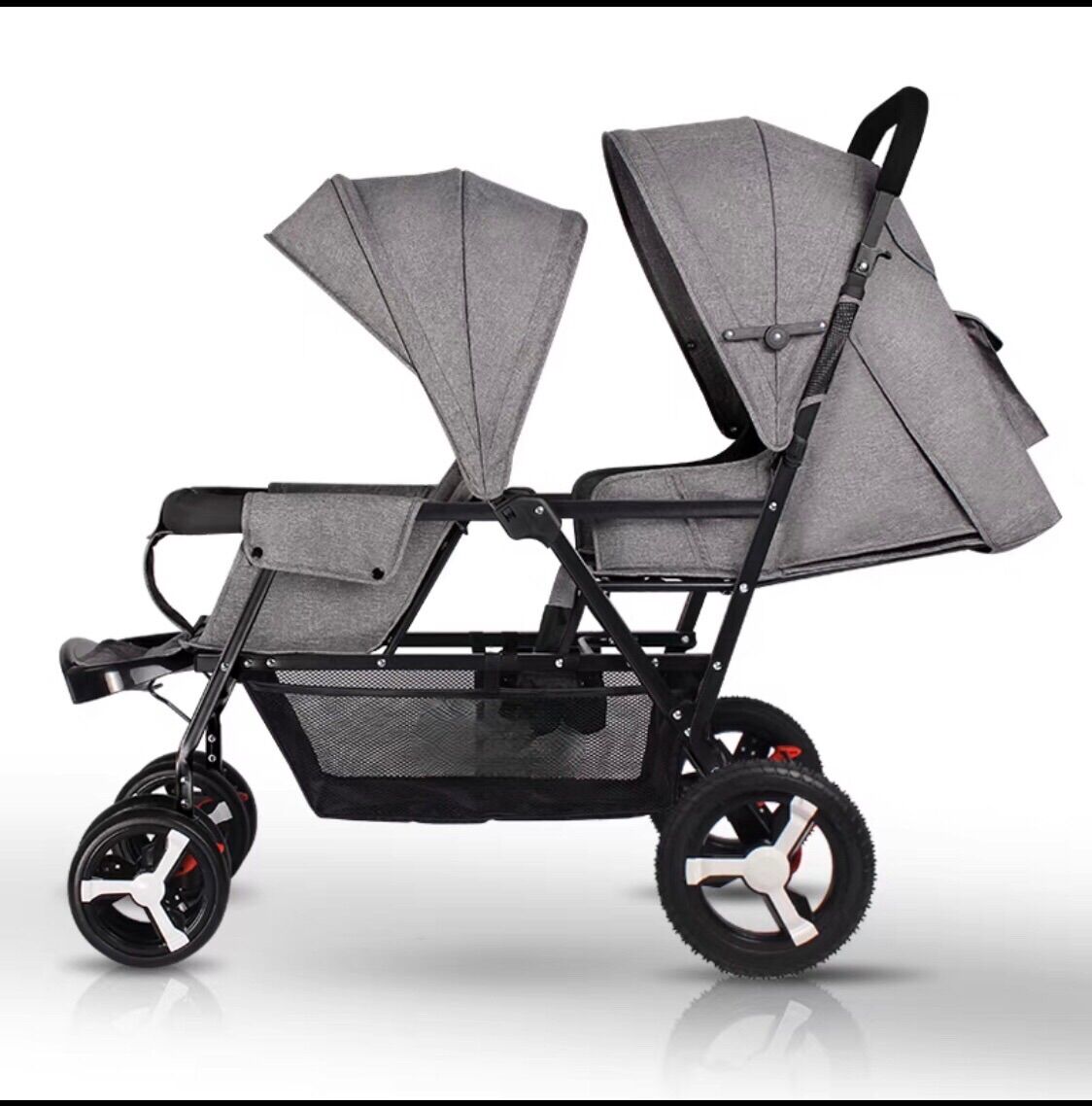 Xe đẩy đôi cho bé có thể gấp gọn dc