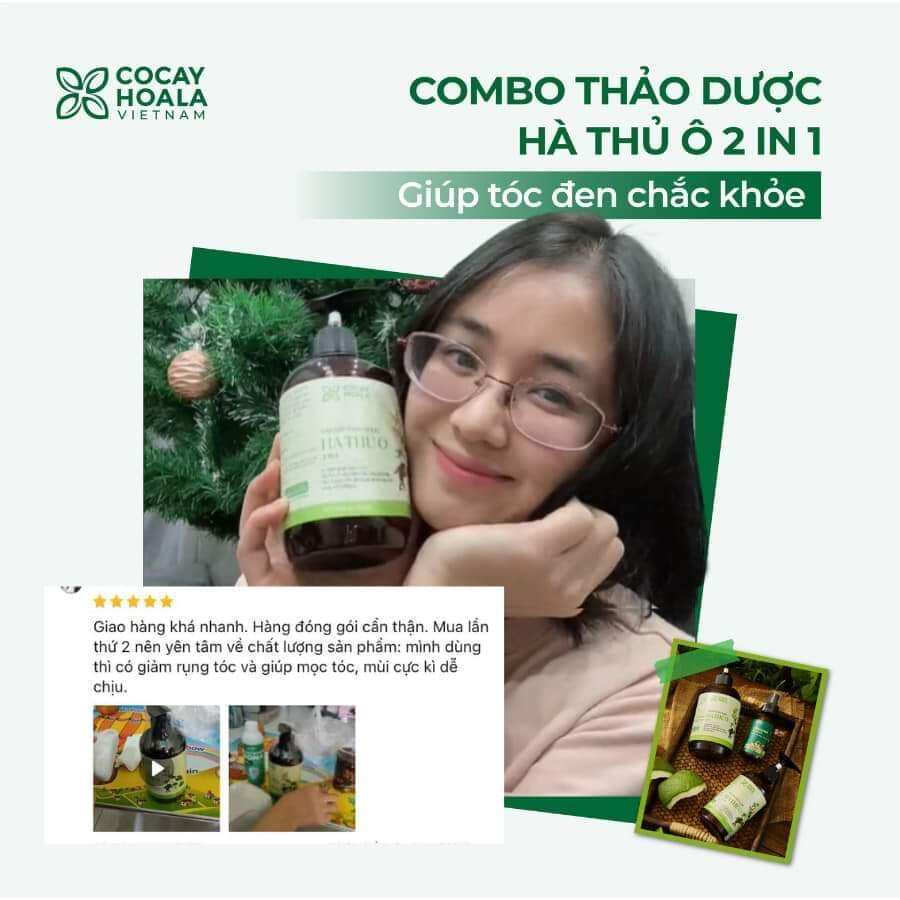 DẦU GỘI THẢO DƯỢC HÀ THỦ Ô - 300gr