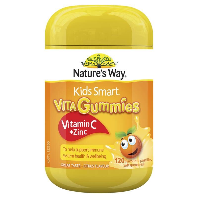 Viên nhai bổ sung vitamin C và kẽm cho bé Nature’s Way 120 viên